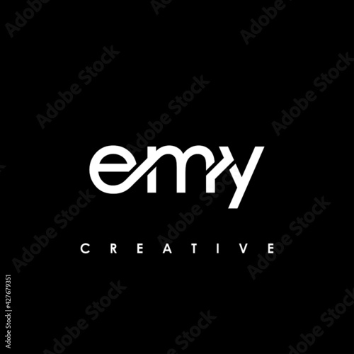 EMY Letter Initial Logo Design Template Vector Illustration photo