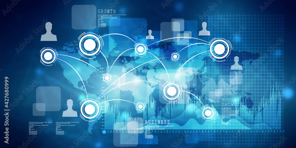 2d illustration Business Network concept
2d illustration Business Network concept