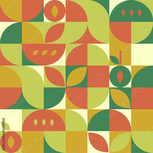 Abstract geometric pattern in a modern style. Vector illustration.