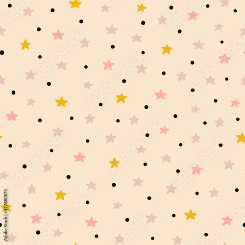 seamless pattern with stars