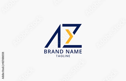 Free Download Letter AZ Arrow Logo Design Vector Template - GFXLoad