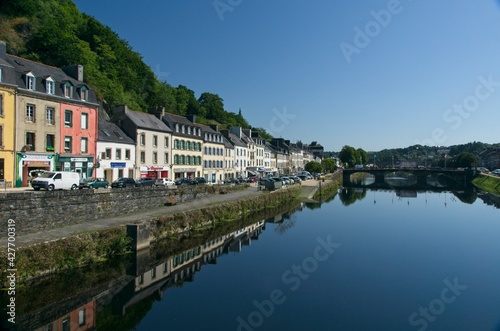 Chateaulin France - 14 June 2017 - Aulne River in Chateaulin in Bretagne France