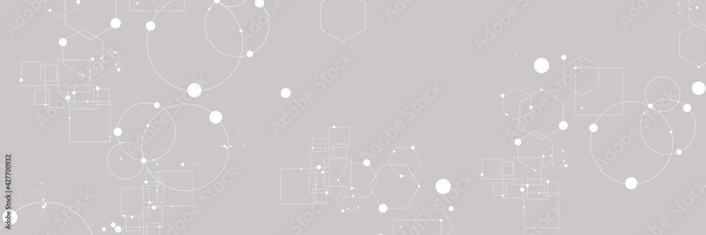 Obraz premium Abstract science and technology background