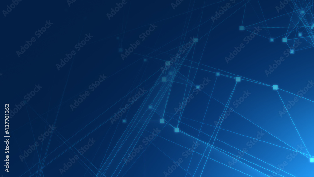 Abstract blue polygon tech network with connect technology background. Abstract dots and lines texture background. 3d rendering. Abstract blue polygon tech network with connect technology background. Abstract dots and lines texture background. 3d rendering.