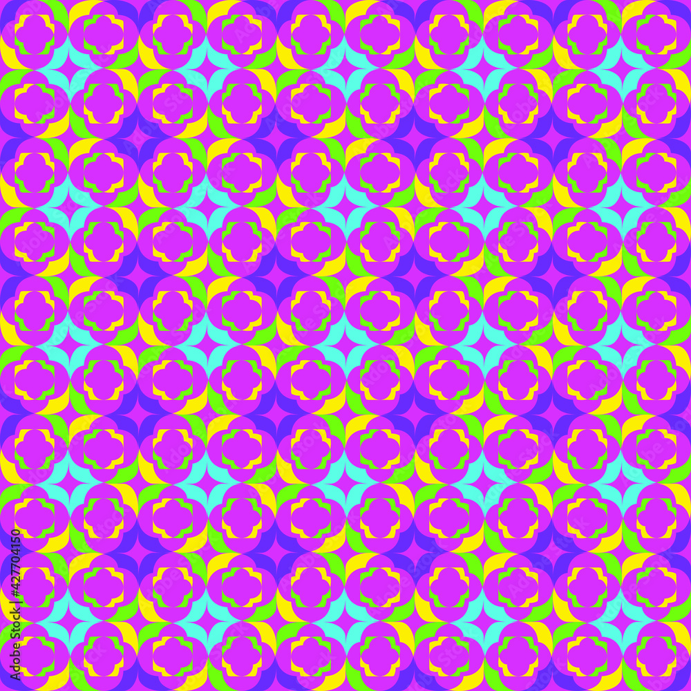 Colorful seamless pattern can be used for fabric, print, wallpaper, gift wrapping, cloth, wrapping paper, web design and more.