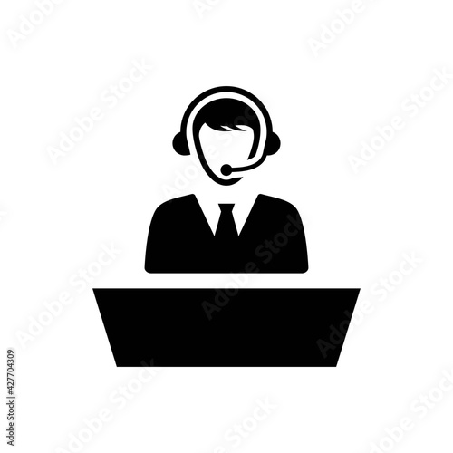 Assistant desk icon