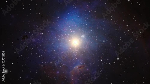 a bright star that illuminates the dark universe photo