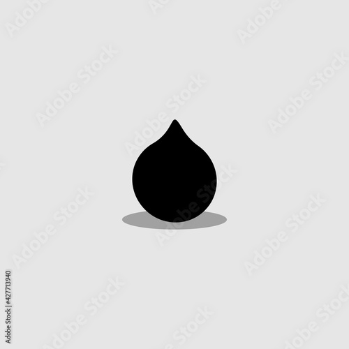 Enema flat icon. Simple style medicine symbol. Logo design element. T-shirt printing. Vector for sticker.