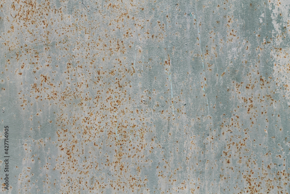 Old metallic rusty gray painted surface. Texture. Old metallic rusty gray painted surface. Texture.