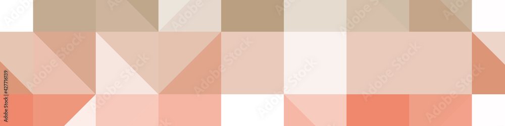 Fototapeta premium Abstract color Low-Polygones Generative Art background illustration