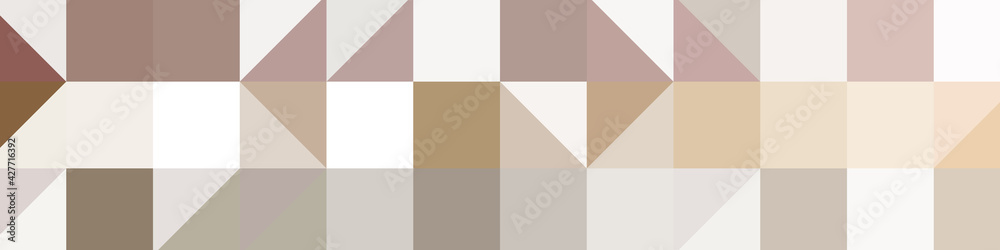 Fototapeta premium Abstract color Low-Polygones Generative Art background illustration