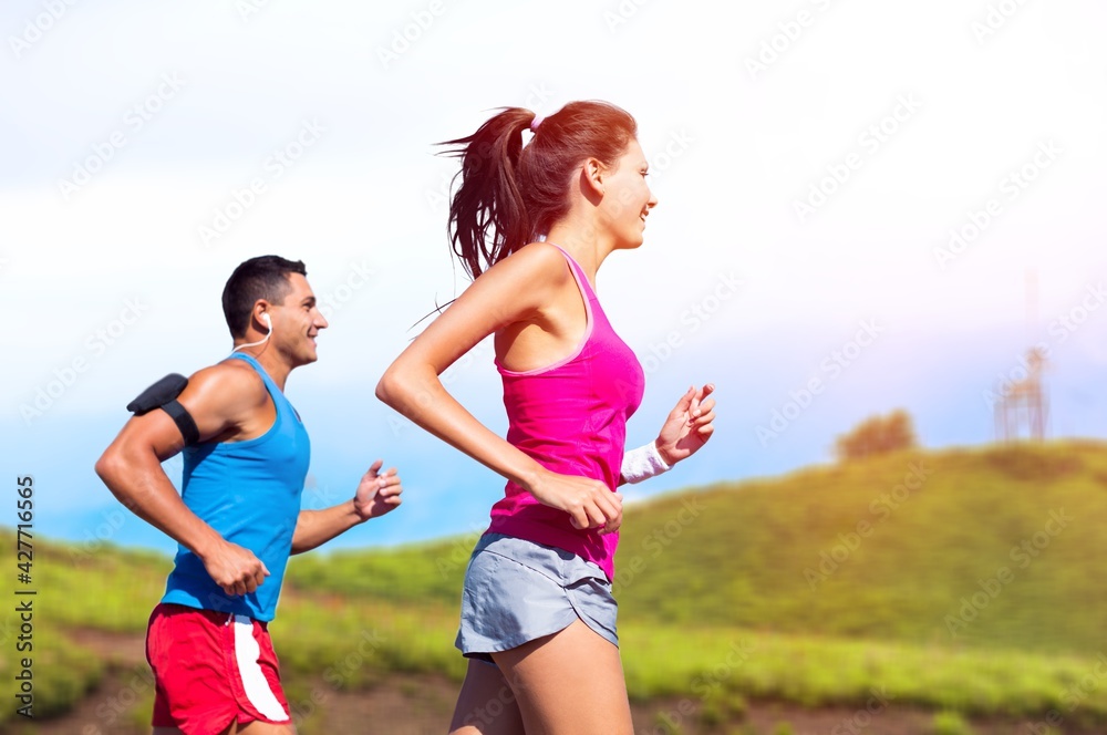 Jogging. Jogging.