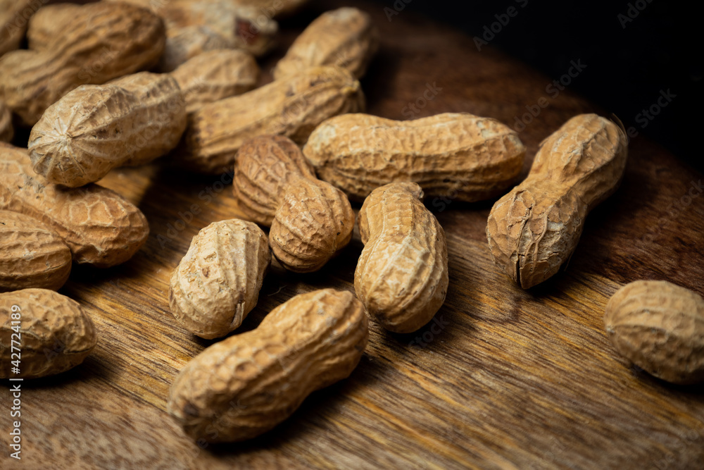 peanuts on a table peanuts on a table