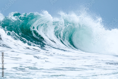 Wave crashing in the Atlantic Ocean off the coast of Florida.