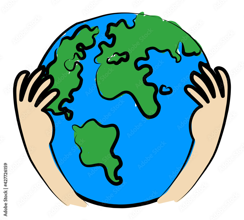 Fototapeta premium Save earth