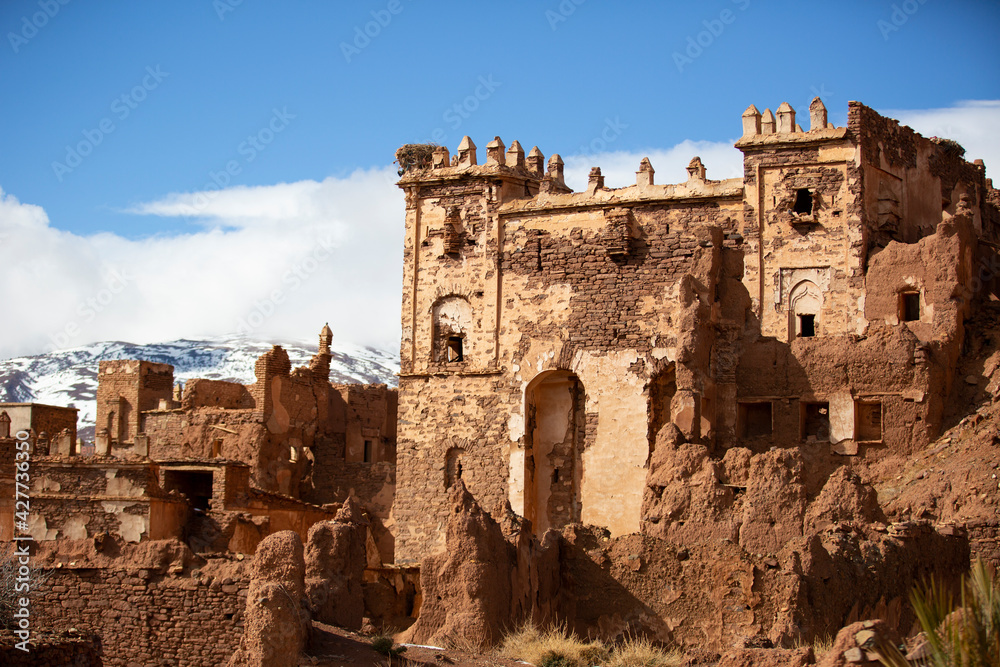 Traditional kasbah fortress near Ouarzazate, Morocco