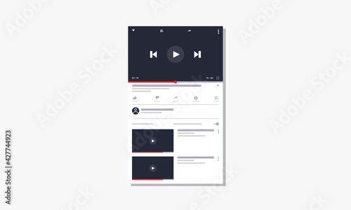 layout  live modern design template.
