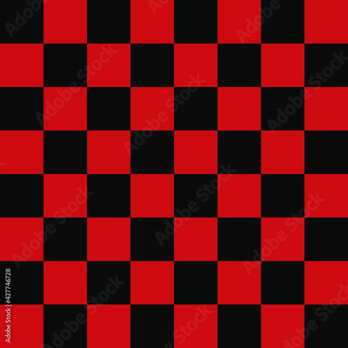 red and white chess board