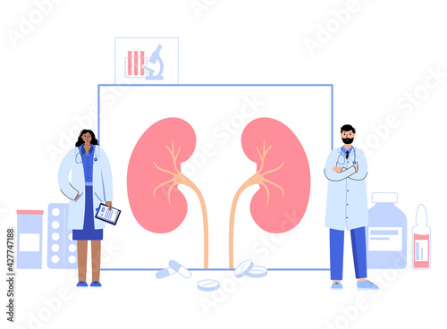 Kidney disease concept
