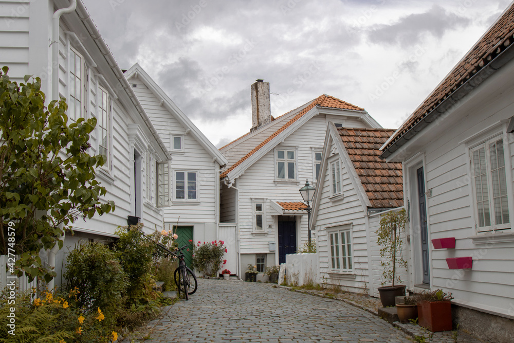 Obraz premium Old Town in Bergen