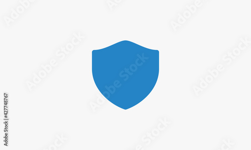 Free Download blue shield vector illustration on white background. creative icon. - GFXLoad