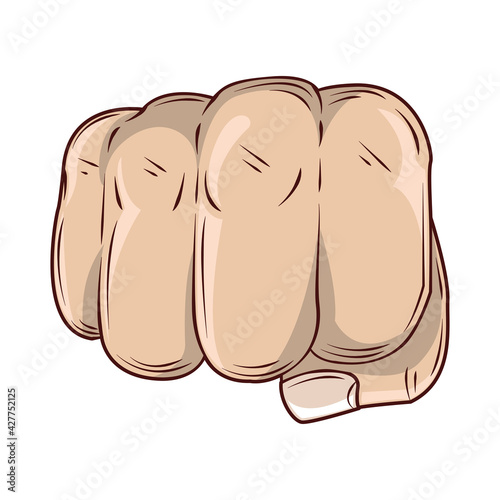 fist front view
