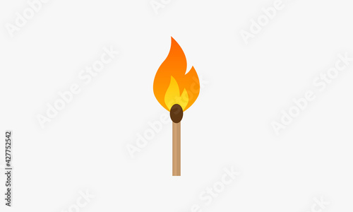 matchstick graphic design vector illustration.
