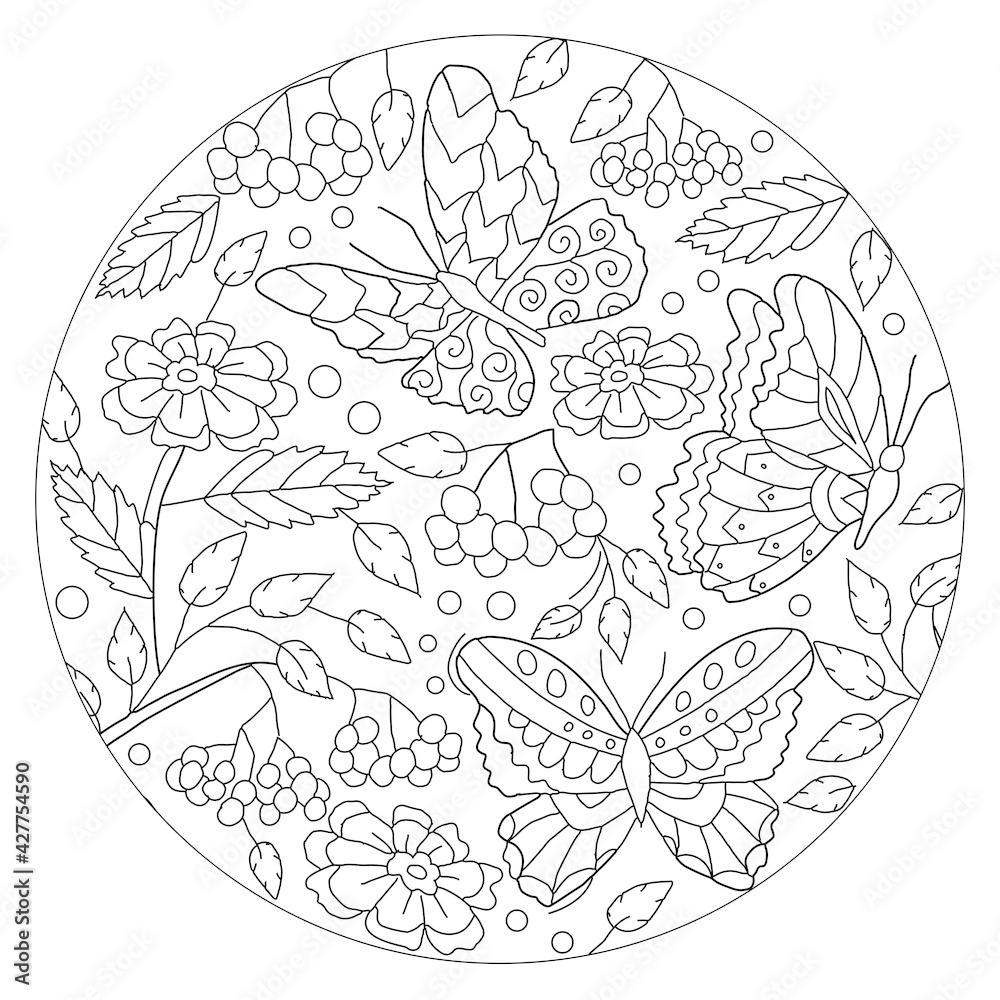 Four Round Flower Lineart With Shape, Flower Drawing, Shape Drawing, Flower  Sketch PNG Transparent Clipart Image and PSD File for Free Download