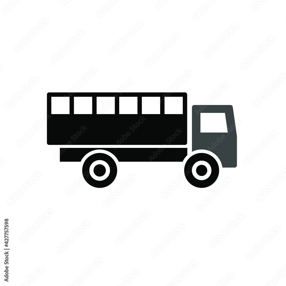 Illustration Vector graphic of Truck icon