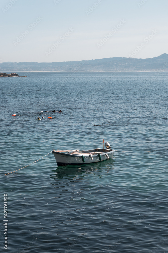 boat on the sea