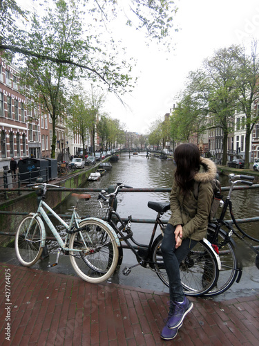 Amsterdam Houses Bike