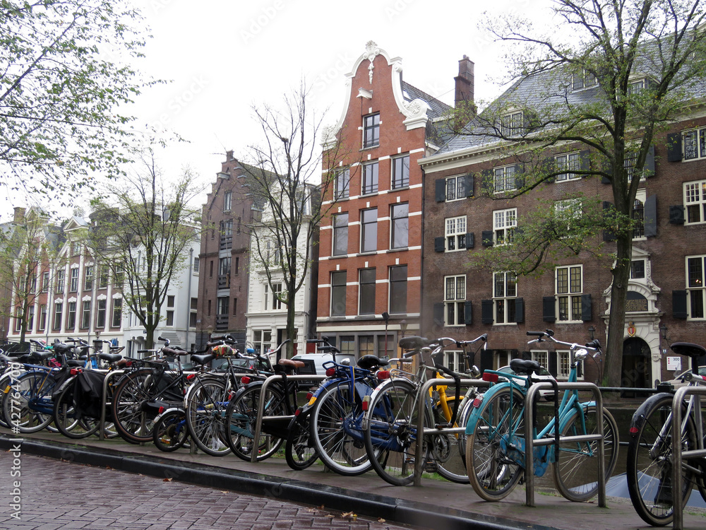 Amsterdam Houses Bike