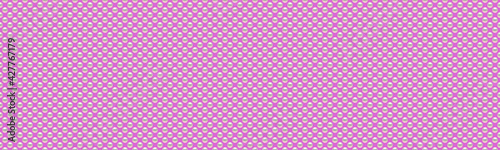 Pearls on pink background. Seamless vector illustration.