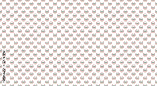 Pearls background. Seamless vector illustration.