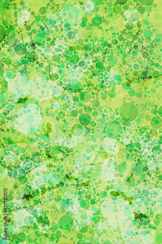 Abstract green watercolor background image