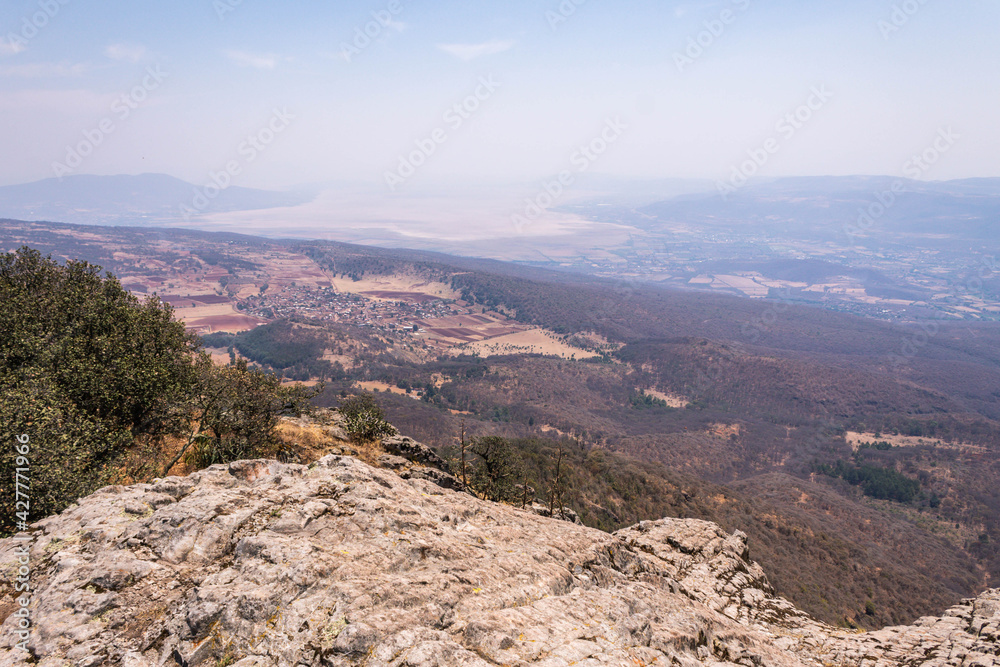 View from La Leonera, Michoacan