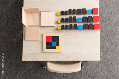 Montessori trinomial cube 