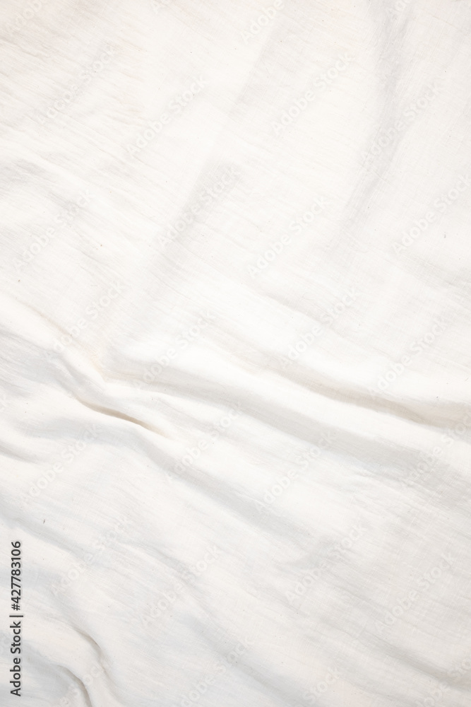 Fabric backdrop White linen canvas crumpled natural cotton fabric Natural handmade linen top view background Organic Eco textiles White Fabric texture Fabric backdrop White linen canvas crumpled natural cotton fabric Natural handmade linen top view background Organic Eco textiles White Fabric texture