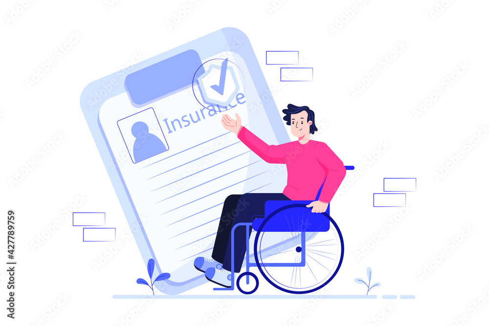 Handicapped Man On Wheelchair Handicapped Man On Wheelchair