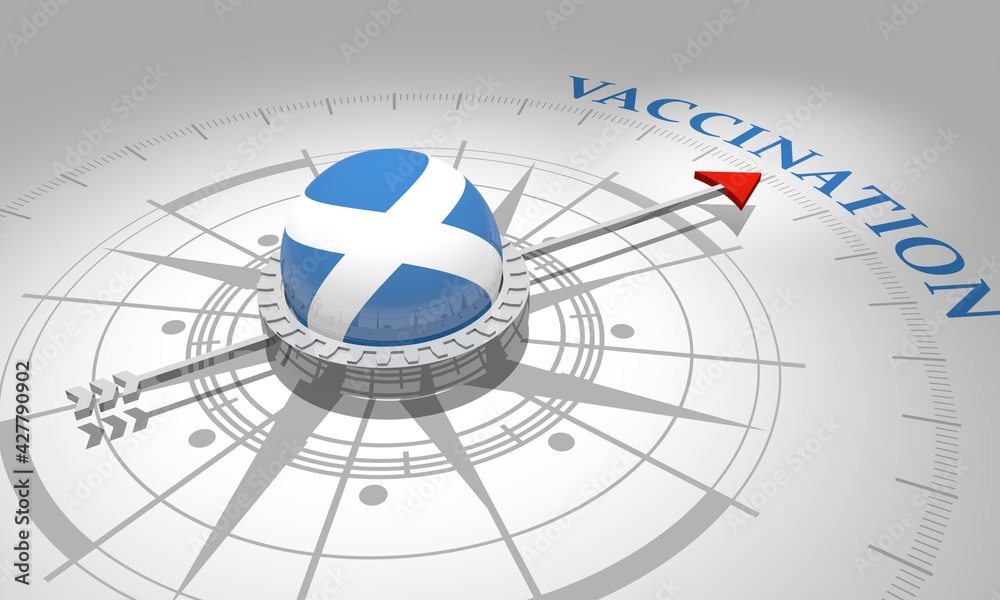 Medicine, science and pharmaceutical 3D concept illustration