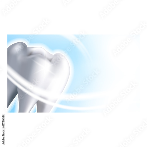 Professional Whitening Promotional Poster Vector. Tooth Whitening Dental Care Procedure Advertising Banner. Mouth Esthetic And Healthcare Process Stylish Concept Template Illustration
