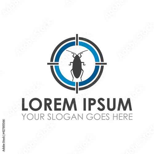 pest control vector , insecticide logo