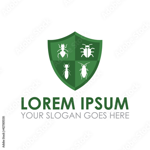 pest control vector , insecticide logo
