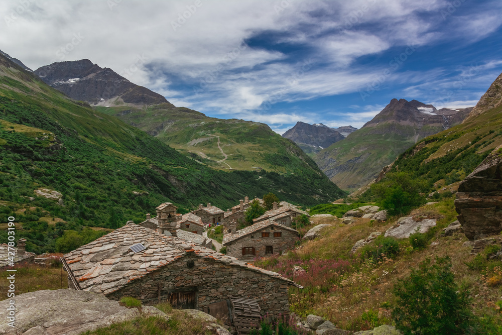 Obraz premium Aux sources de l'Arc, Haute Maurienne, Savoie
