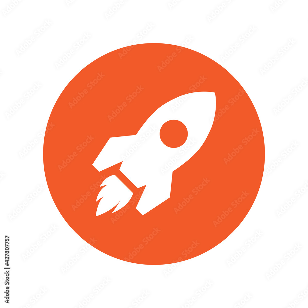 Spaceship icon vector graphic illustration Spaceship icon vector graphic illustration