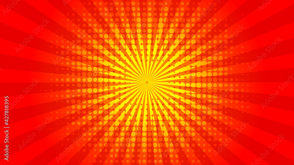 Orange gradient abstract comic texture background . Orange gradient abstract comic texture background .