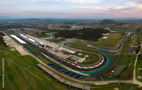 Hungaroring, Official forma 1 race track of Hungary in Mogyorod city. Many motorsport events location