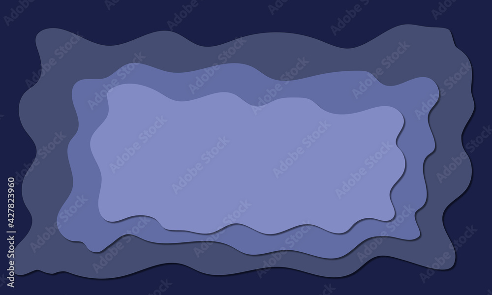 Paper cut out background for design in light colors with blank space in center Paper cut out background for design in light colors with blank space in center
