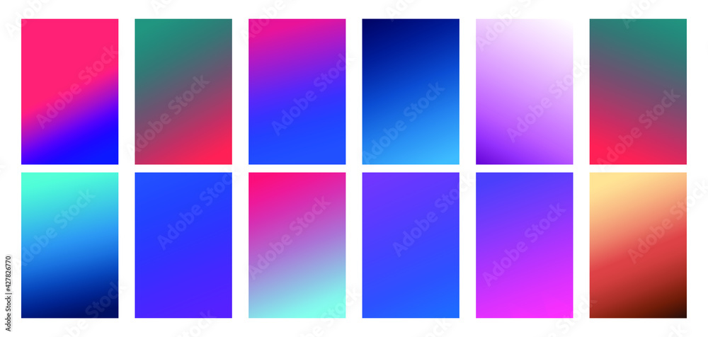 Modern screen vector background. Color template for mobile app. Creative design for flyer, poster, cover, brochure, banner.
