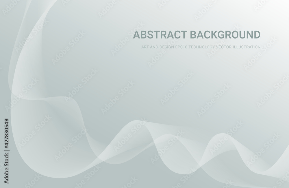 Grey wavy smoke abstract background Grey wavy smoke abstract background